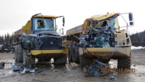 Coastal GasLink Destroyed Machinery