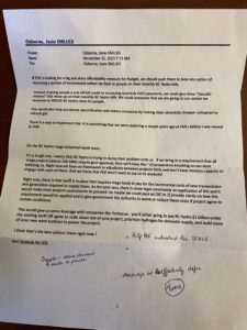 BC NDP Leaked Letter
