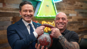 Picture of the Week: Pierre Poilievre and Joe Rogan with a Canadian Kettleball