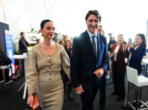 Picture of the Week: Justin Trudeau and Katy Perry at a public engagement.